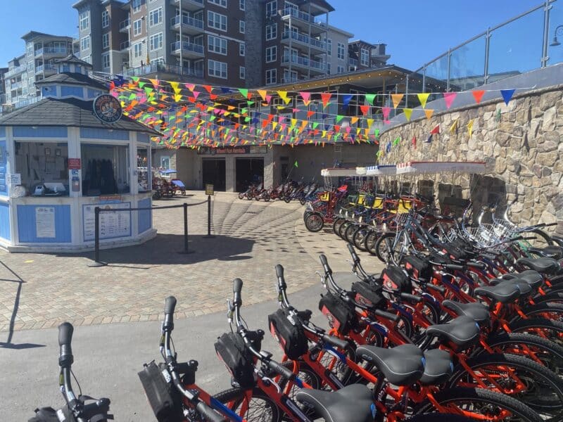 Explore Point Ruston’s New Waterfront Village in Wheel Fun Rentals