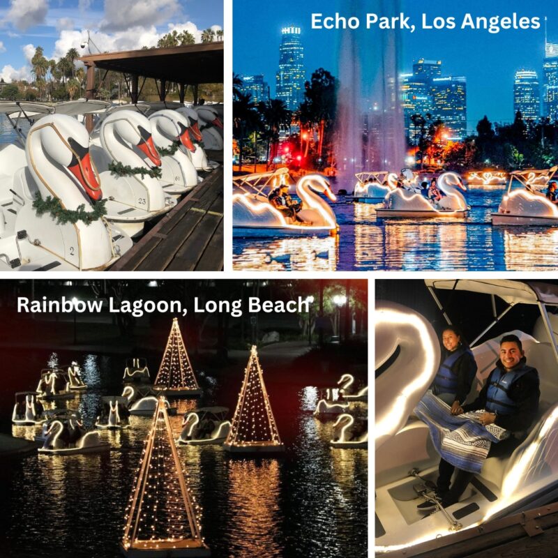 Take A Magical Night Ride On An Illuminated Swan Boat In Echo Park - Secret  Los Angeles