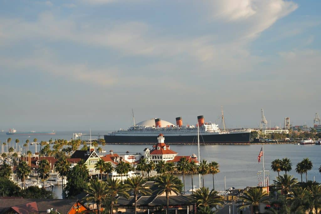 The Queen Mary in Long beach, CA