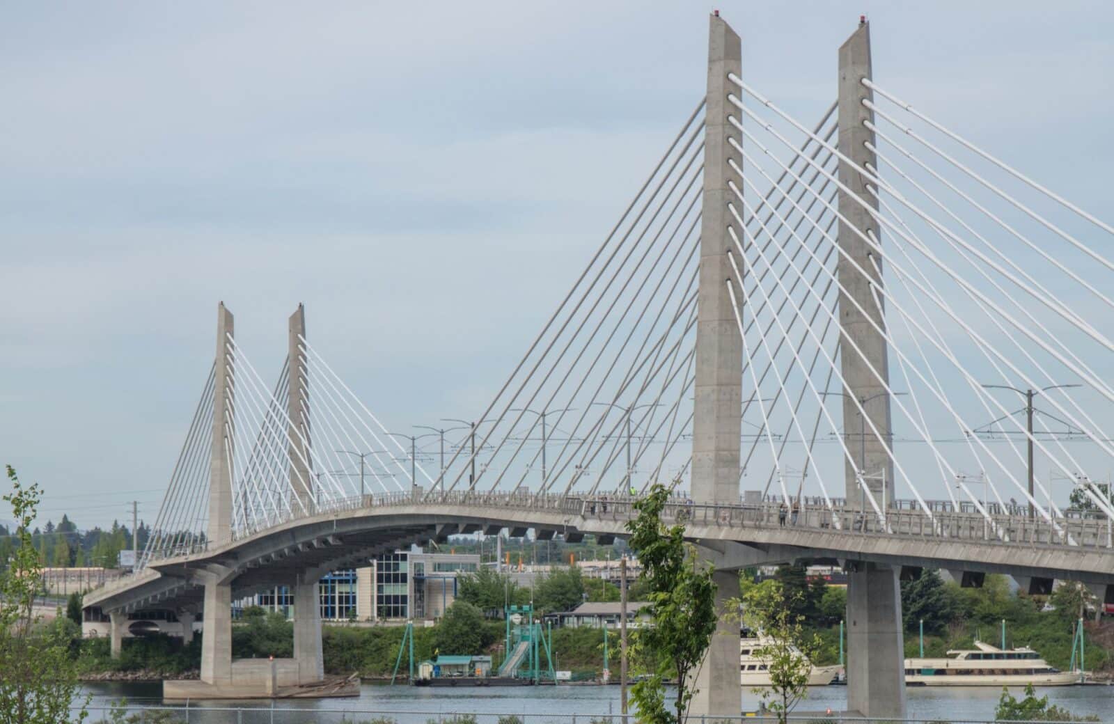 tilikum bridge in portland or self guided biek tou. Image source, canva.com fully licensed