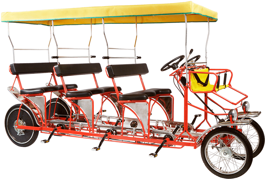 6 seater shop bike