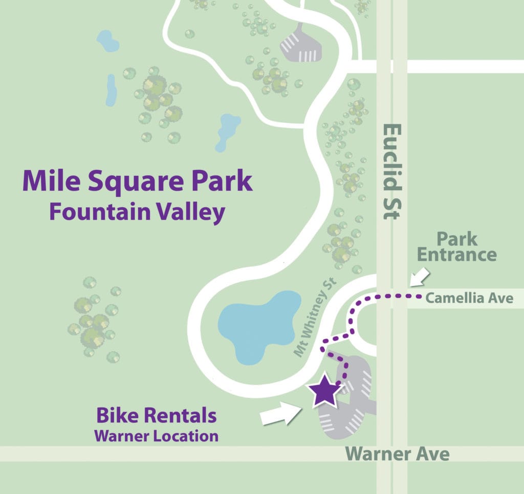 Mile Square Park Map Contact Wheel Fun Rentals | Fountain Valley, Ca