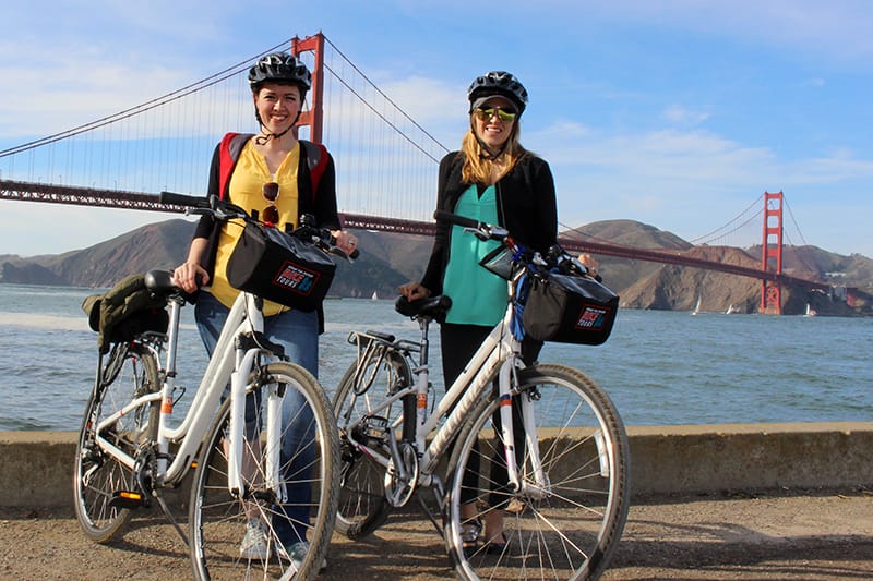 Rent a bike in San Francisco and Bike the Bridge on our GPS guided bike tour