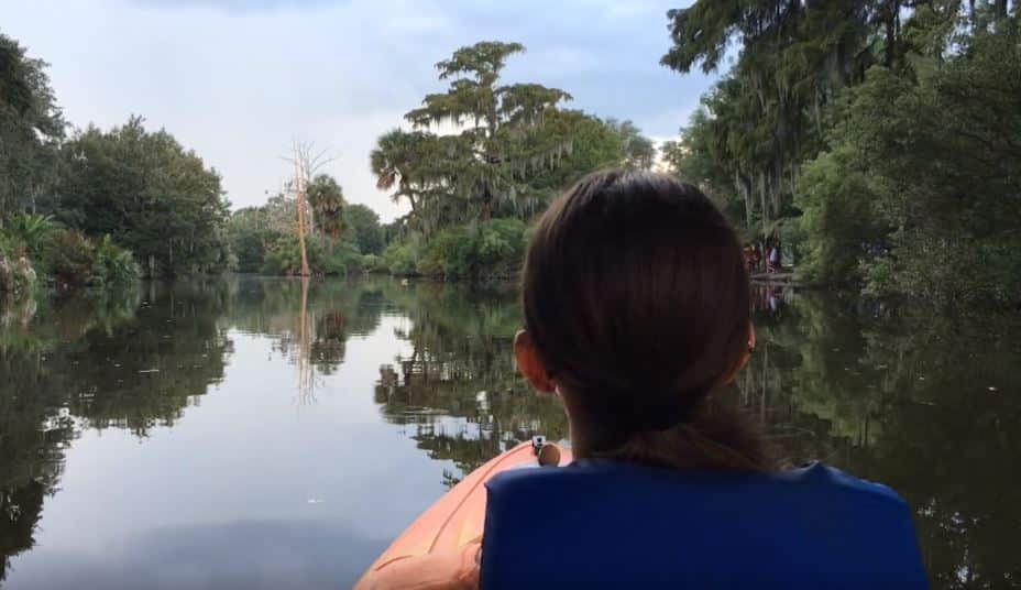 Kayaking in City Park, New Orleans, September 2016 Wheel Fun Rentals