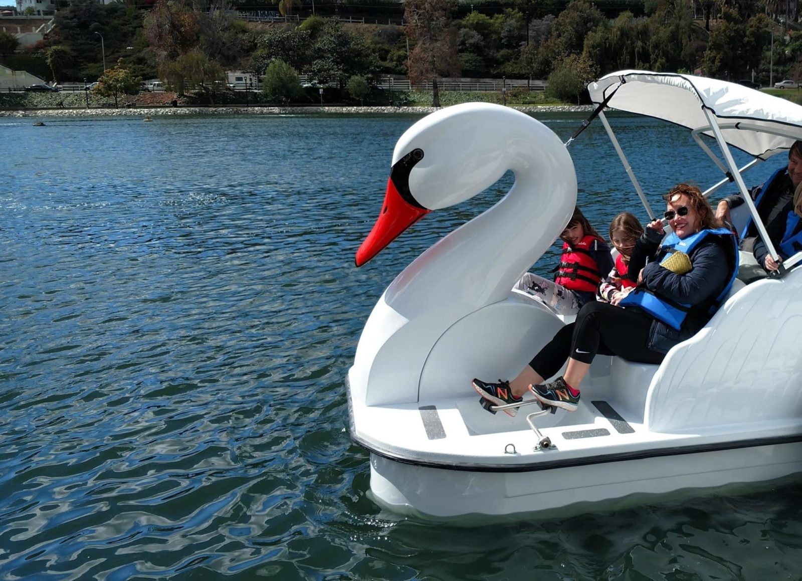 Free Swan Pedal Boat Rides for Los Angeles Nonprofits Wheel Fun Rentals