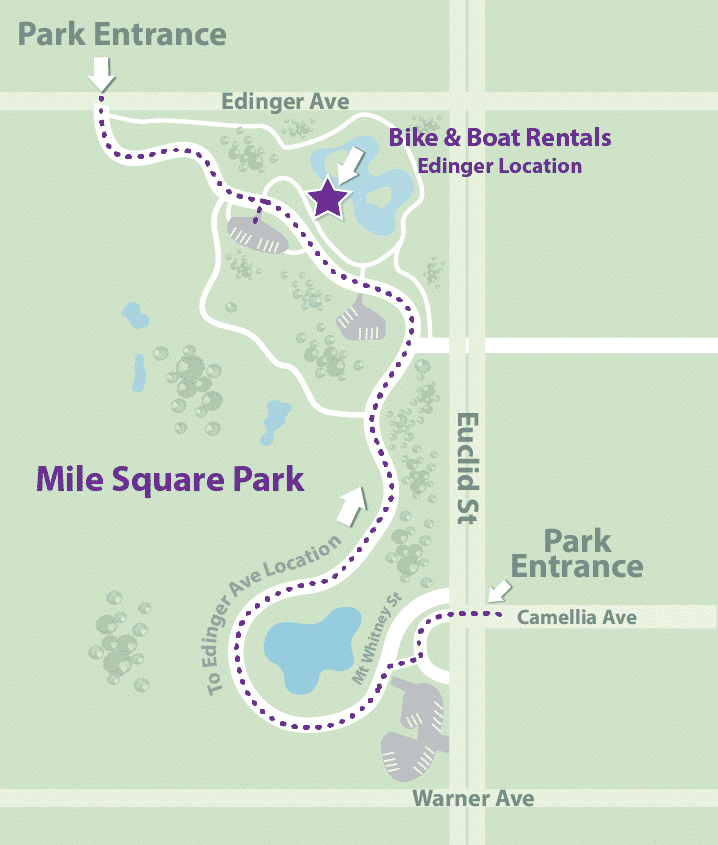 Mile Square Park Map Contact Wheel Fun Rentals | Fountain Valley, Ca